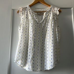 Loft Polka Dot Blouse